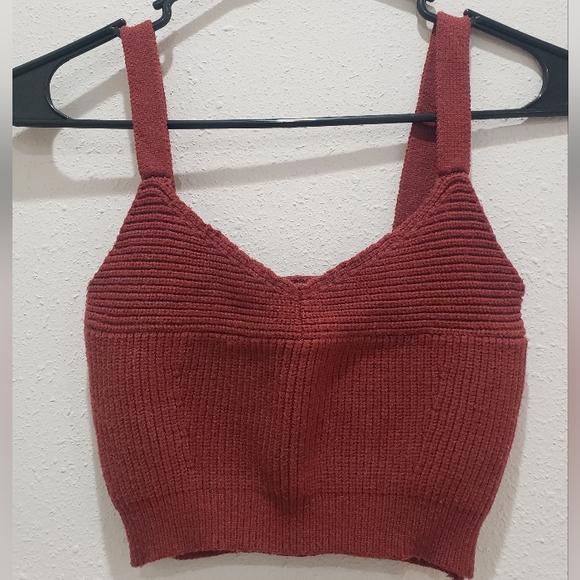 Lulu's Rust Knit 3 pc Sweater Dress - Coming Soon - Picture 4 of 8